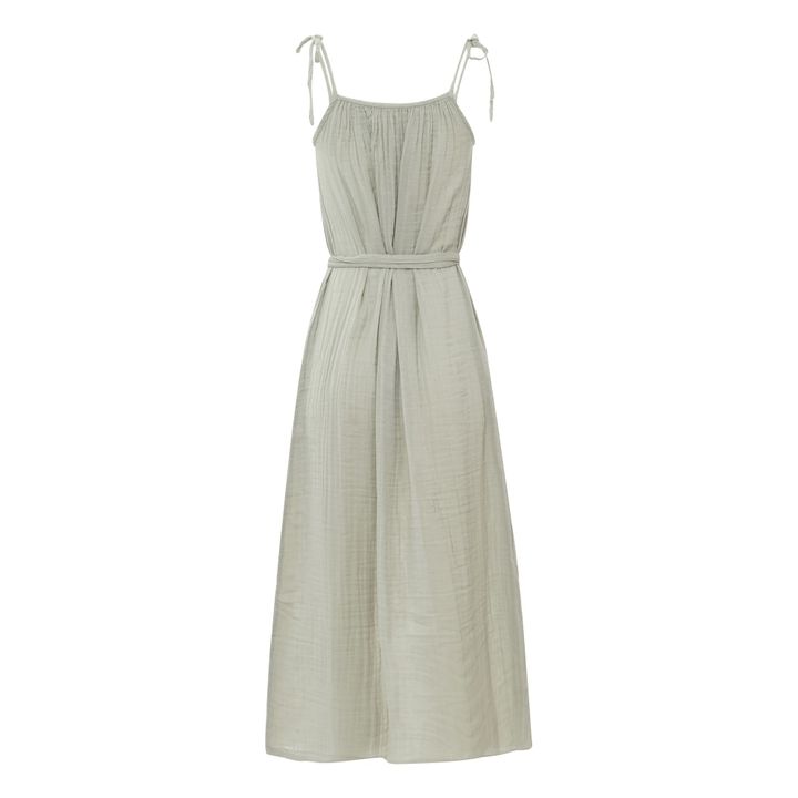 Vestido Largo Mia - Colección Chica y Mujer Gris Claro- Imagen del producto n°3