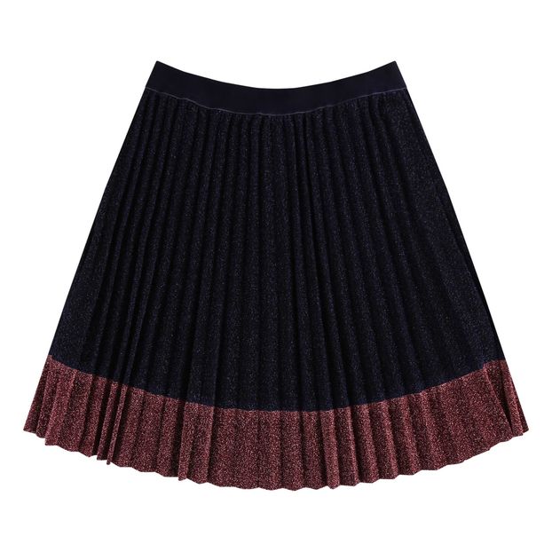 Pleated Lurex Skirt-product