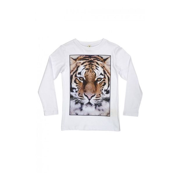T-shirt Tiger Print Coton Bio-product