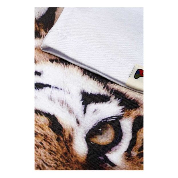 T-shirt Tiger Print Coton Bio-product