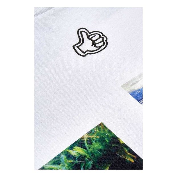 T-shirt Just Skate Print Coton Bio-product