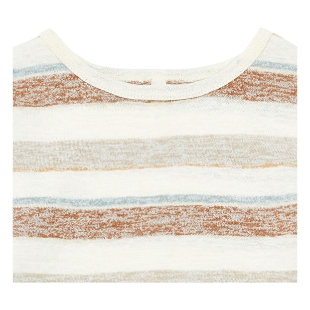 Boxy Striped Terry Cloth T-shirt-product