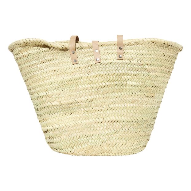 Geflochtene Tragetasche aus Leder-product