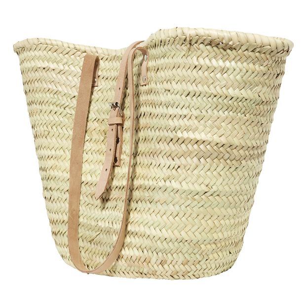 Geflochtene Tragetasche aus Leder-product