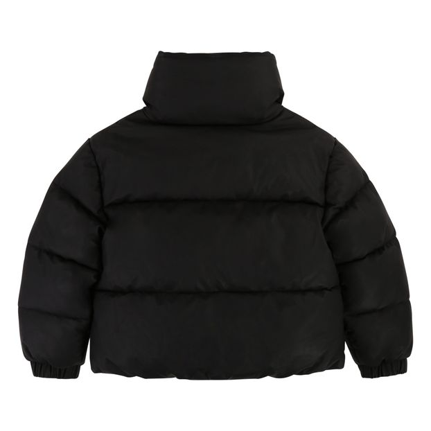 Faux Leather Down Jacket-product