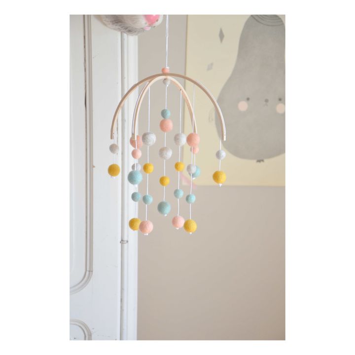 Mobile en laine feutrée | Vert- Image produit n°2