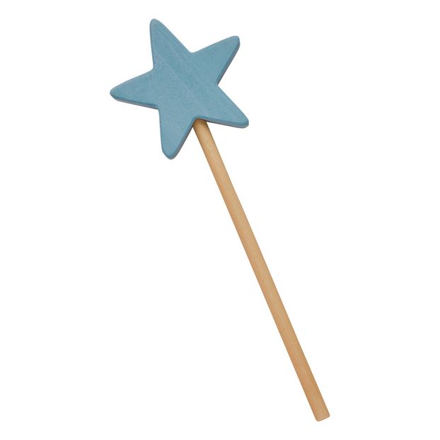 Magic wand with wooden star-product