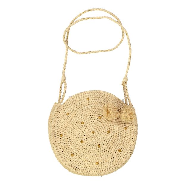 Round straw bag-product