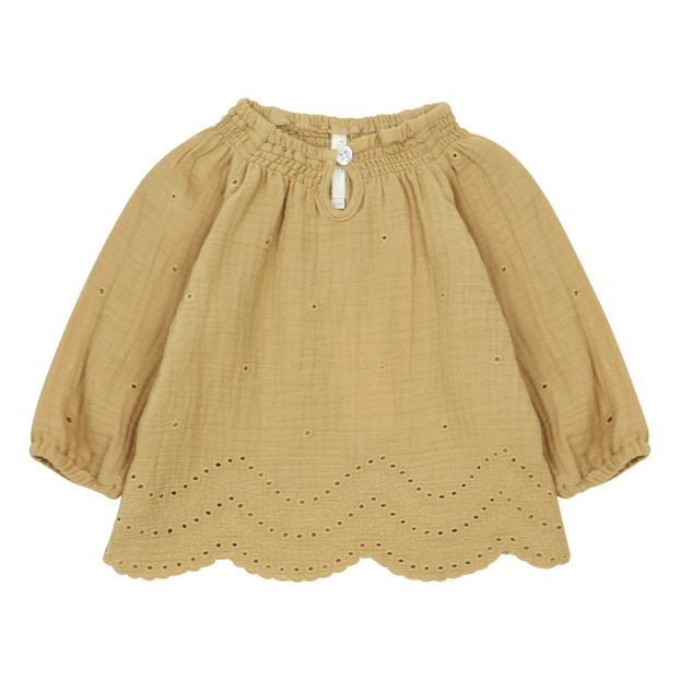 Quincy Eyelet Cotton Crêpe Blouse-product