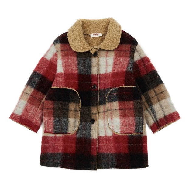 Manteau Carreaux Fourré Sherpa Cora-product