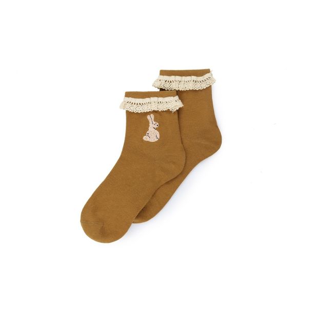 Bunny lace socks -product