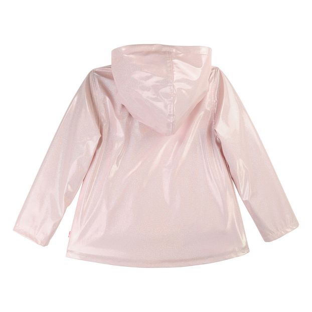Polar Fleece-Lined Glittery Raincoat-product