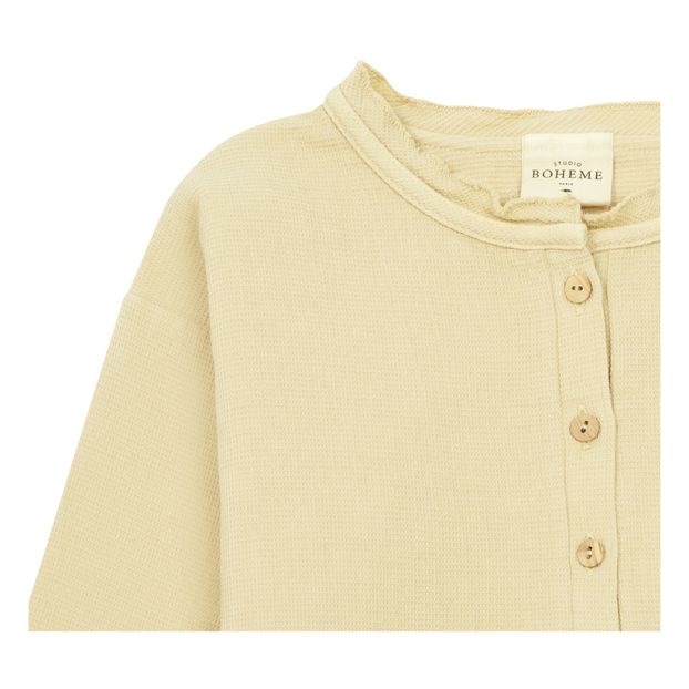 T-shirt Olympio Nid D'abeille Cotone Bio-product