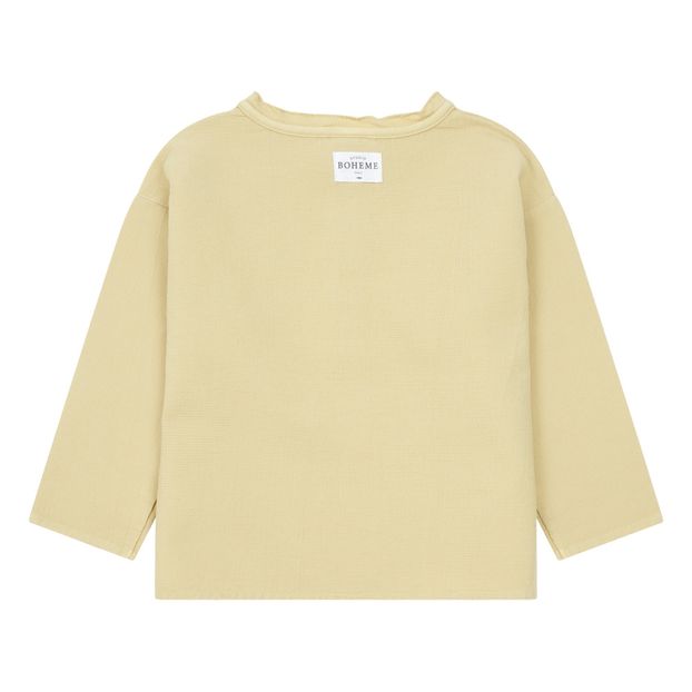 T-shirt Olympio Nid D'abeille Cotone Bio-product
