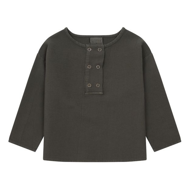 Waffled Organic Cotton Kurta Shirt-product