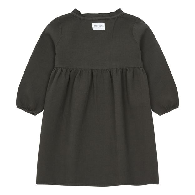 Vestido Nido de abeja de algodón orgánico-product