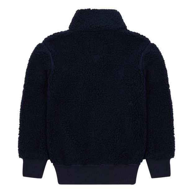 Faux Fur Sherpa Zip Sweatshirt-product