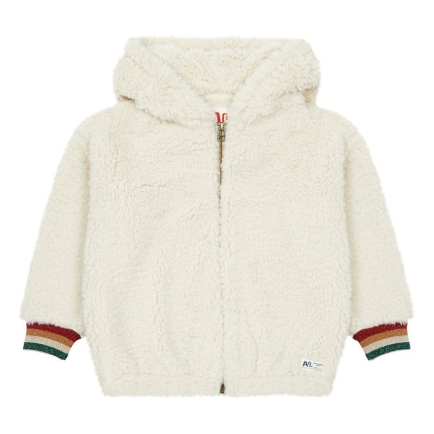 Sweat Zippé Capuche Façon Fourrure Sherpa-product