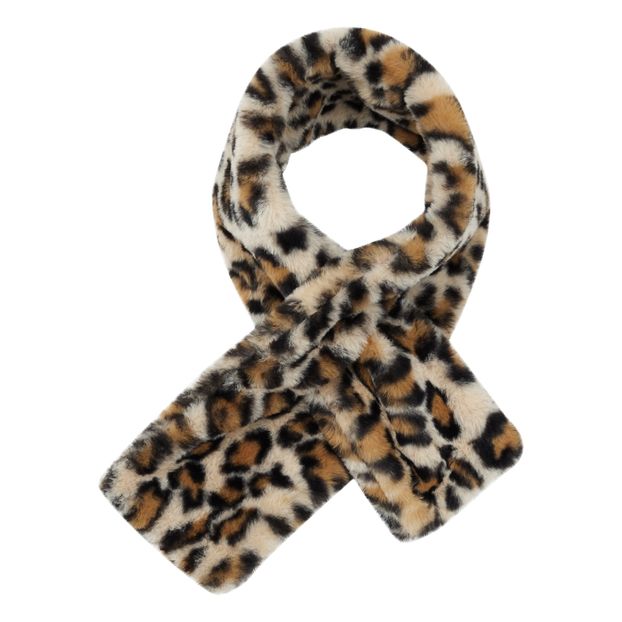 Sciarpa in finta pelliccia leopardo-product