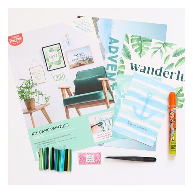 DIY Kit - Cane Painting Kit - 'Feel Good'-product