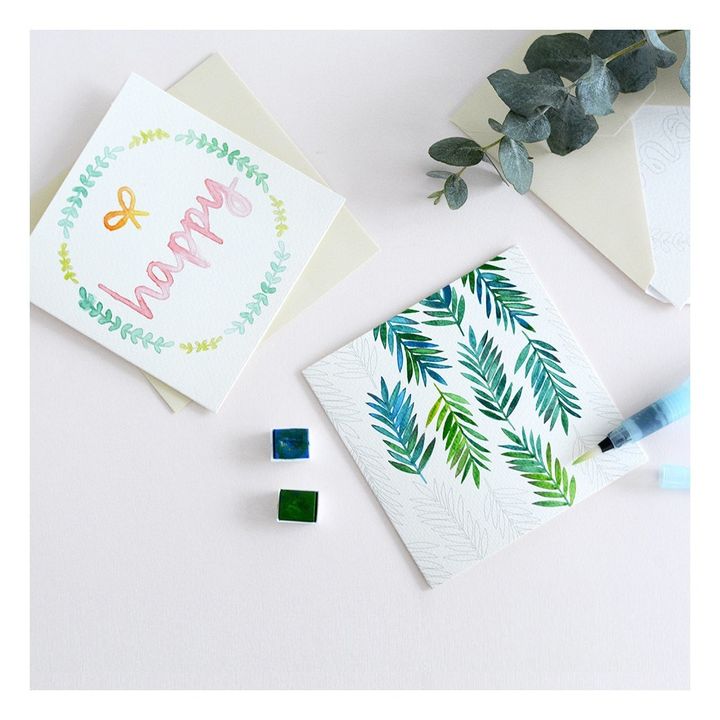 Kit Diy Mes cartes à l'aquarelle- Image produit n°1