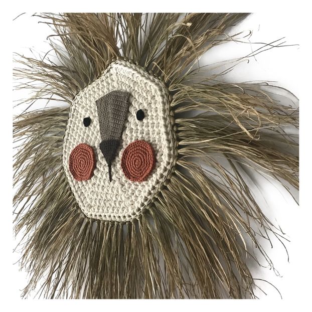 Raffia Lion Head-product