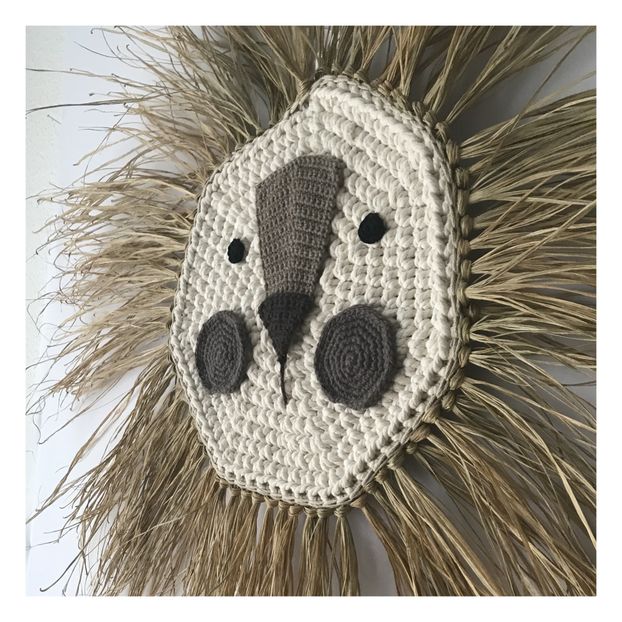 Raffia Lion Head-product