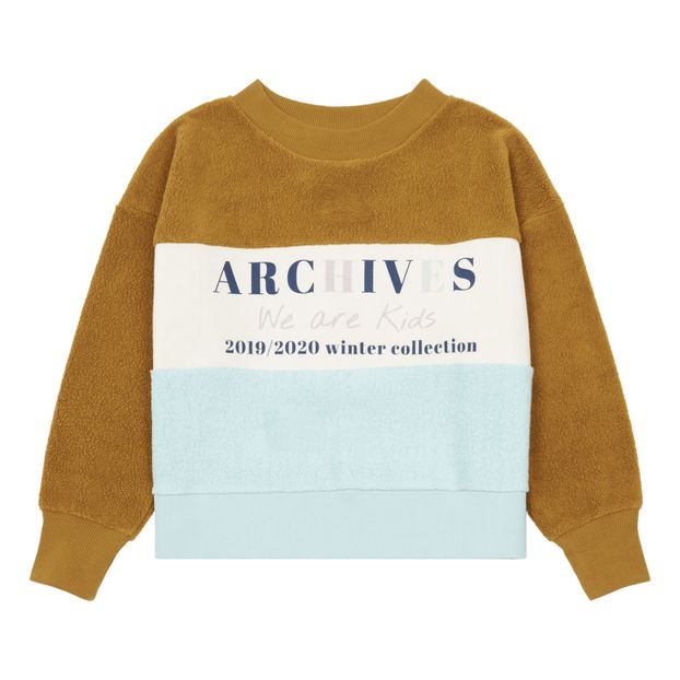 Nat Archives Organic Cotton Polar Fleece Sweatshirt-product