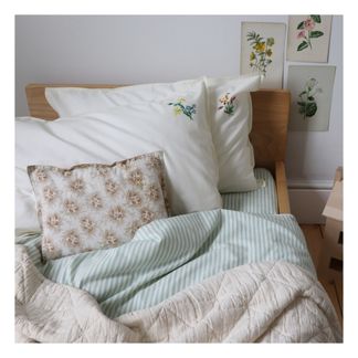 Camomile London Gestreifter Bettdeckenbezug-listing