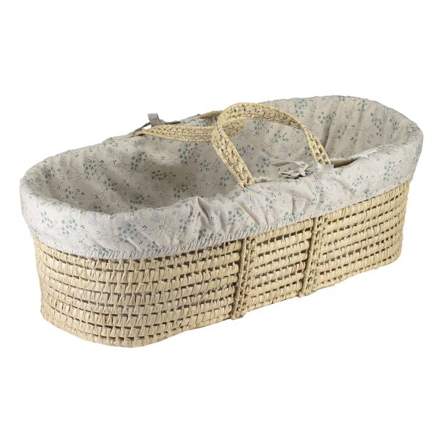 Minako Moses Basket - Set of Floral Coton Pieces -product