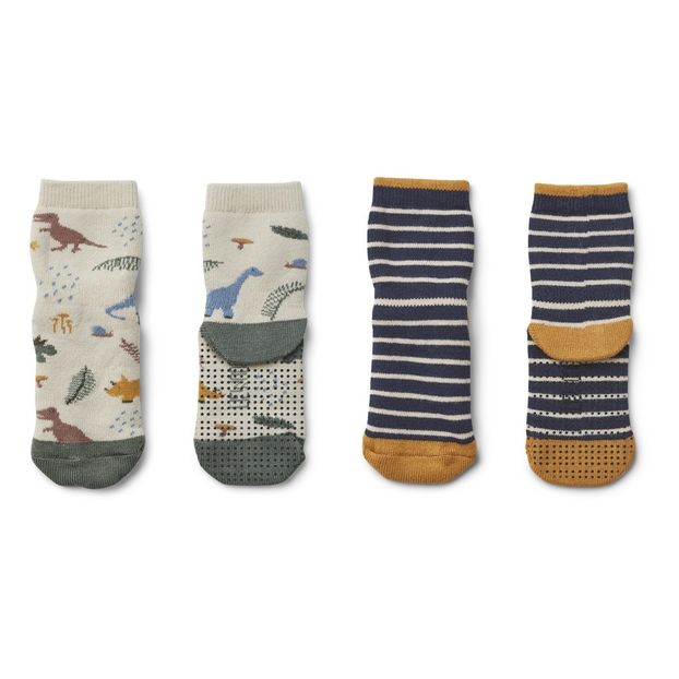 Nellie Dino Anti-Slip Socks - Set of 2-product