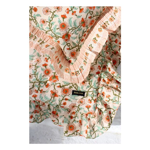 Copricuscino in cotone volants-product