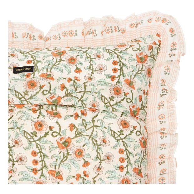 Copricuscino in cotone volants-product