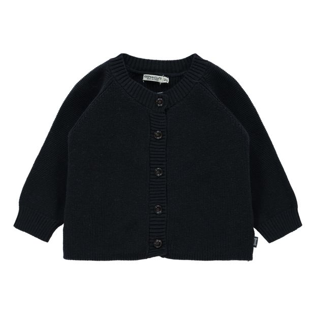 Cardigan Coton Bio Graphite-product