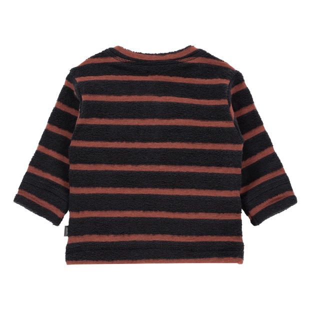 Sudadera Algodón Orgánico Esponja de Rayas-product