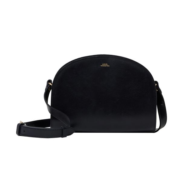 Bolso Media Luna Cuero -product