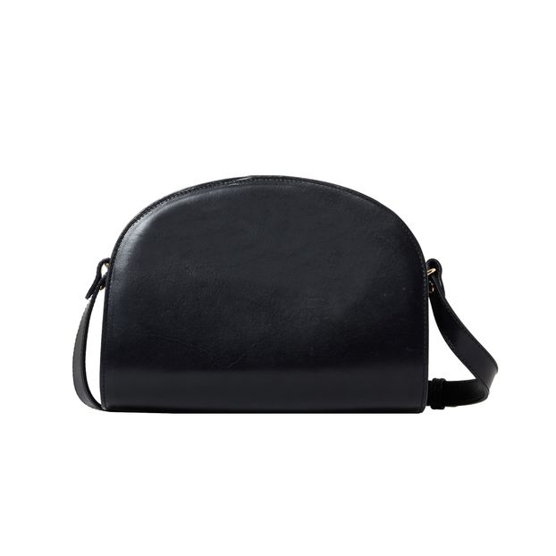 Bolso Media Luna Cuero -product