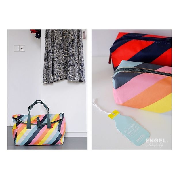 Trousse Rayée Plastique Recyclé-product
