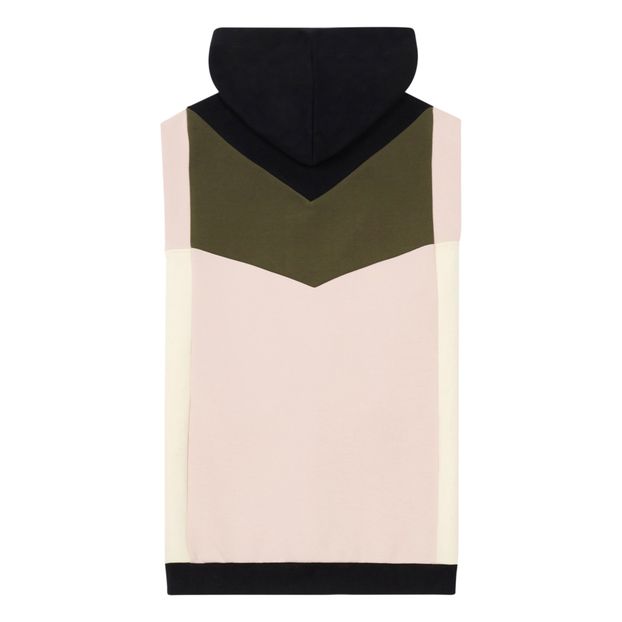 Robe Capuche Molleton Color Block-product