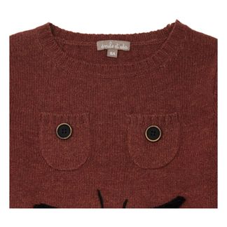 Emile et Ida Pullover handgestrickt Tiger-listing