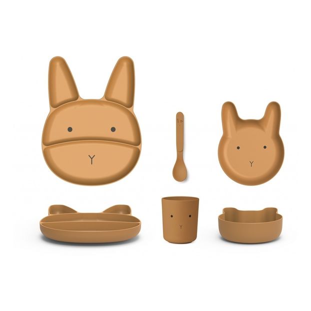 Set vaisselle en bambou Lapin - Set de 4-product