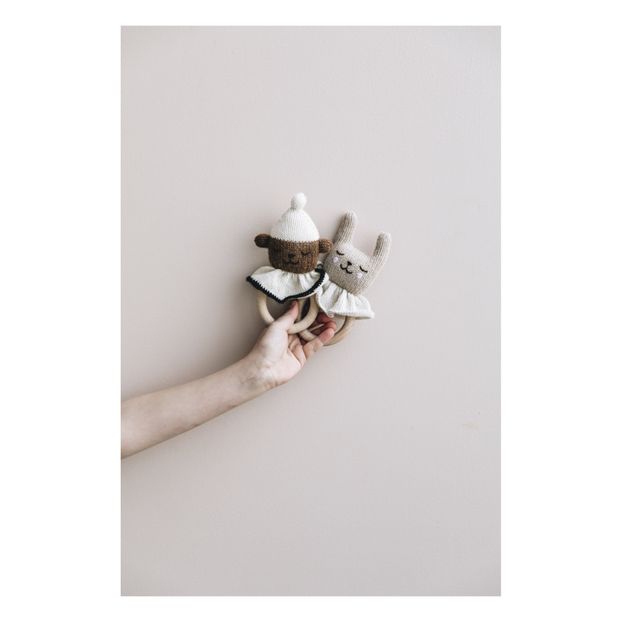 Hochet en bois ourson-product