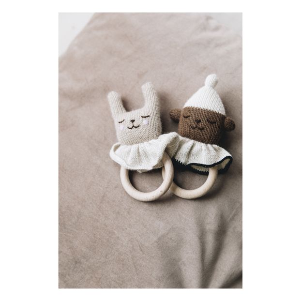 Hochet en bois Lapin-product
