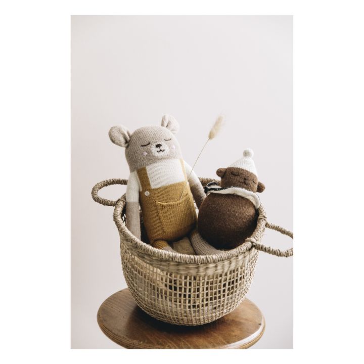 Big bear teddy | Mustard- Product image n°1