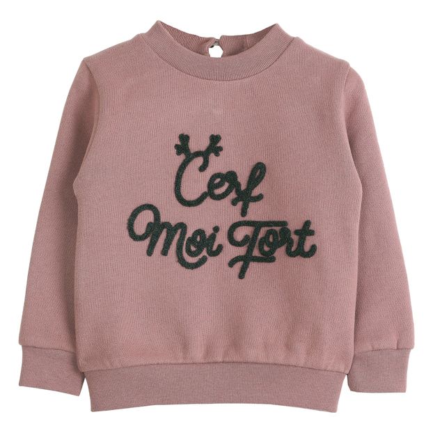 Sweat Brodé "Cerf Moi Fort"-product