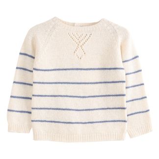 Emile et Ida Gestreifter Pullover aus Wolle und Kaschmir-listing