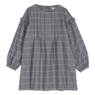 Emile et Ida Kleid aus kariertem Flanell -listing