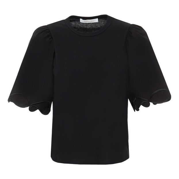 Ornate-sleeved top-product