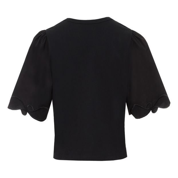 Ornate-sleeved top-product