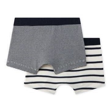 Marinière Boxers - Set of 2 | Navy blue- Product image n°2